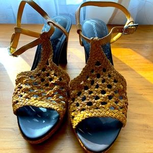 Rockport Leather Weave Heels